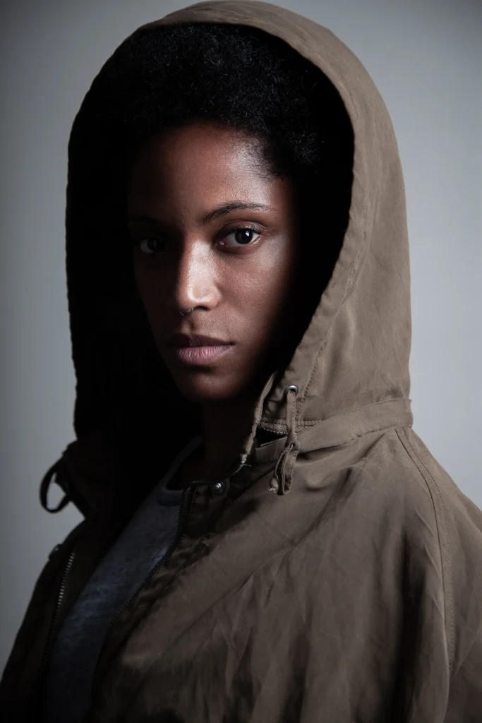 photographie portrait edito mode studio modele femme chantal armando garcia