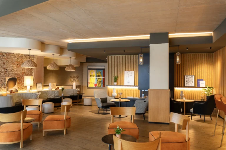 architecture commerce design bar restaurant lobby lounge luxembourg hotel mercure armando garcia