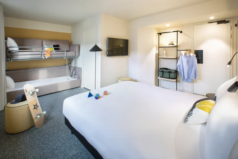 photographie architecture interieure life hotel bordeaux gare chambre familiale canape convertible lit superpose armando garcia