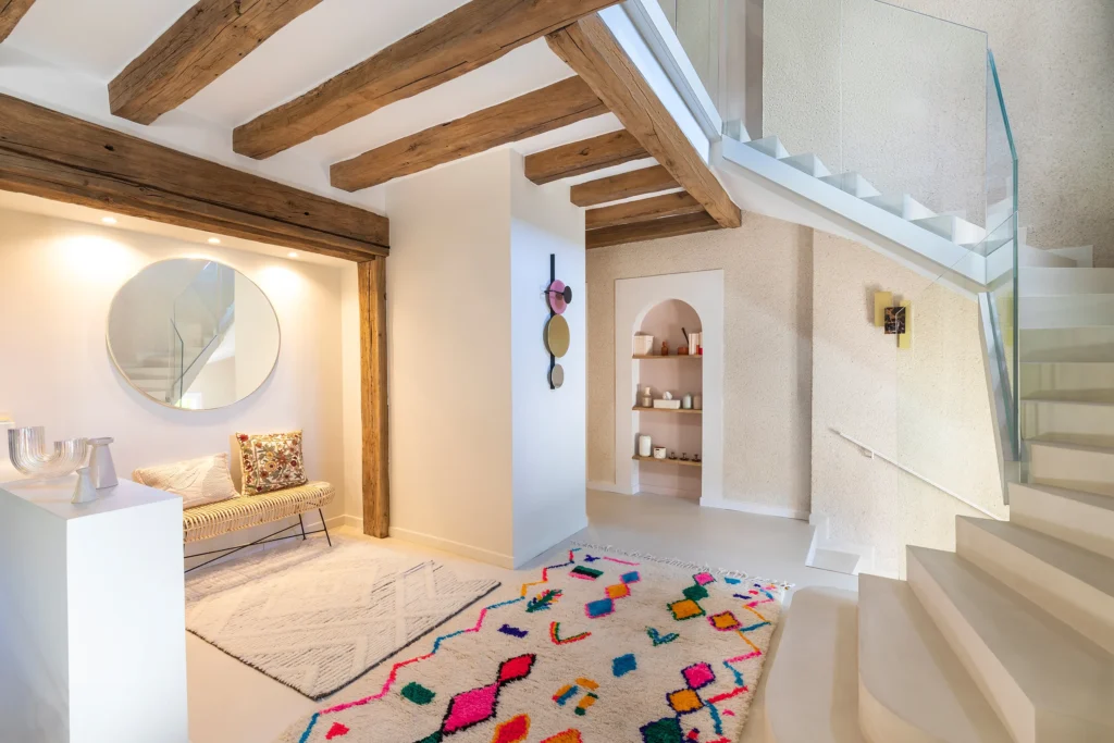 photographie architecture interieure maison luxe fontainebleau entree sas armando garcia