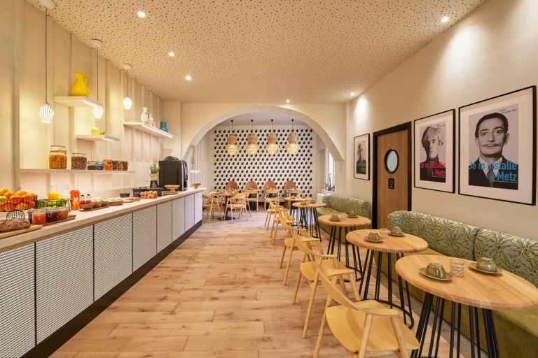 photographie architecture interieure salle restaurant petit dejeuner hotel metz mercure armando garcia